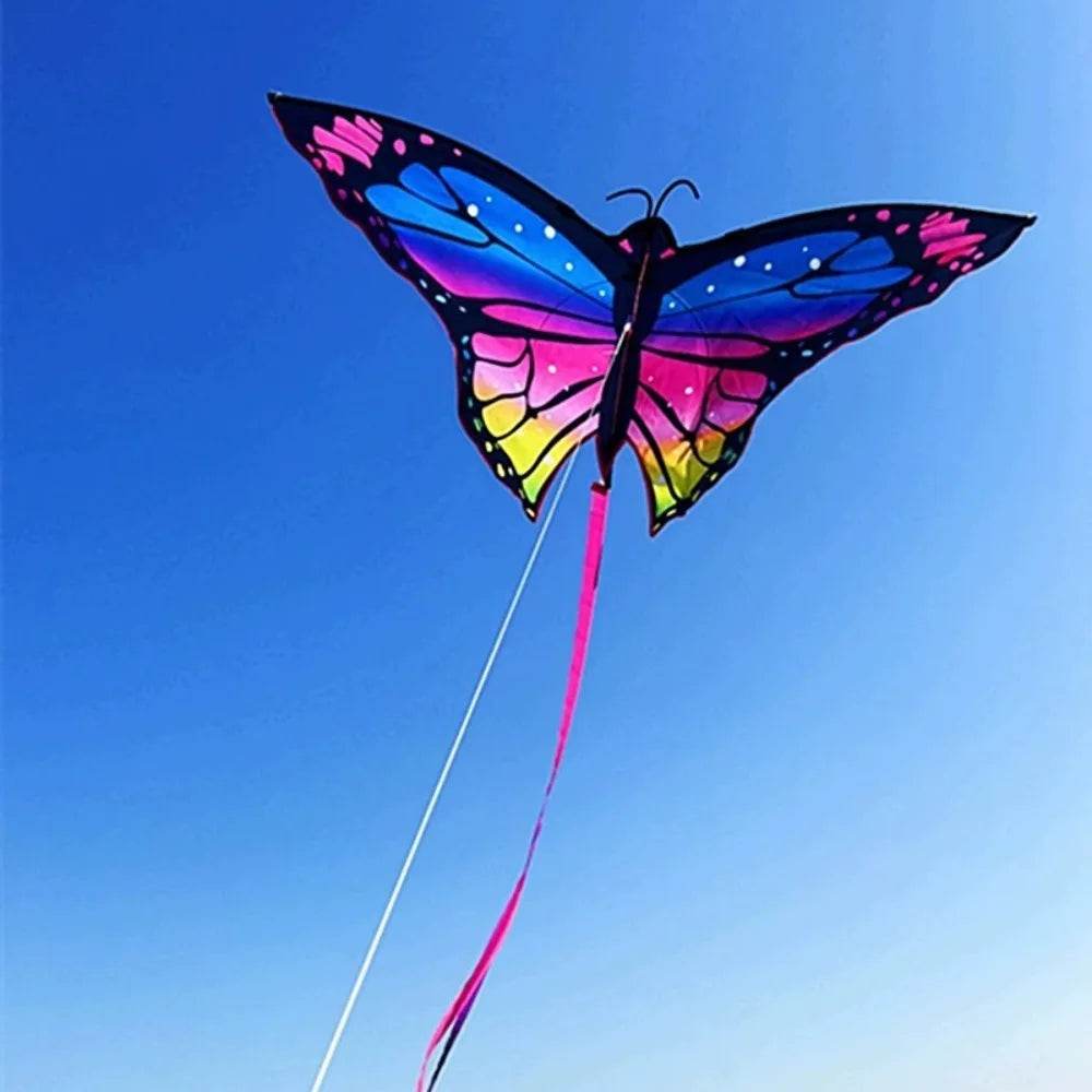 Colorful Butterfly Kite Steering 1.45m Air Bounce Outdoor Sports - ToylandEU