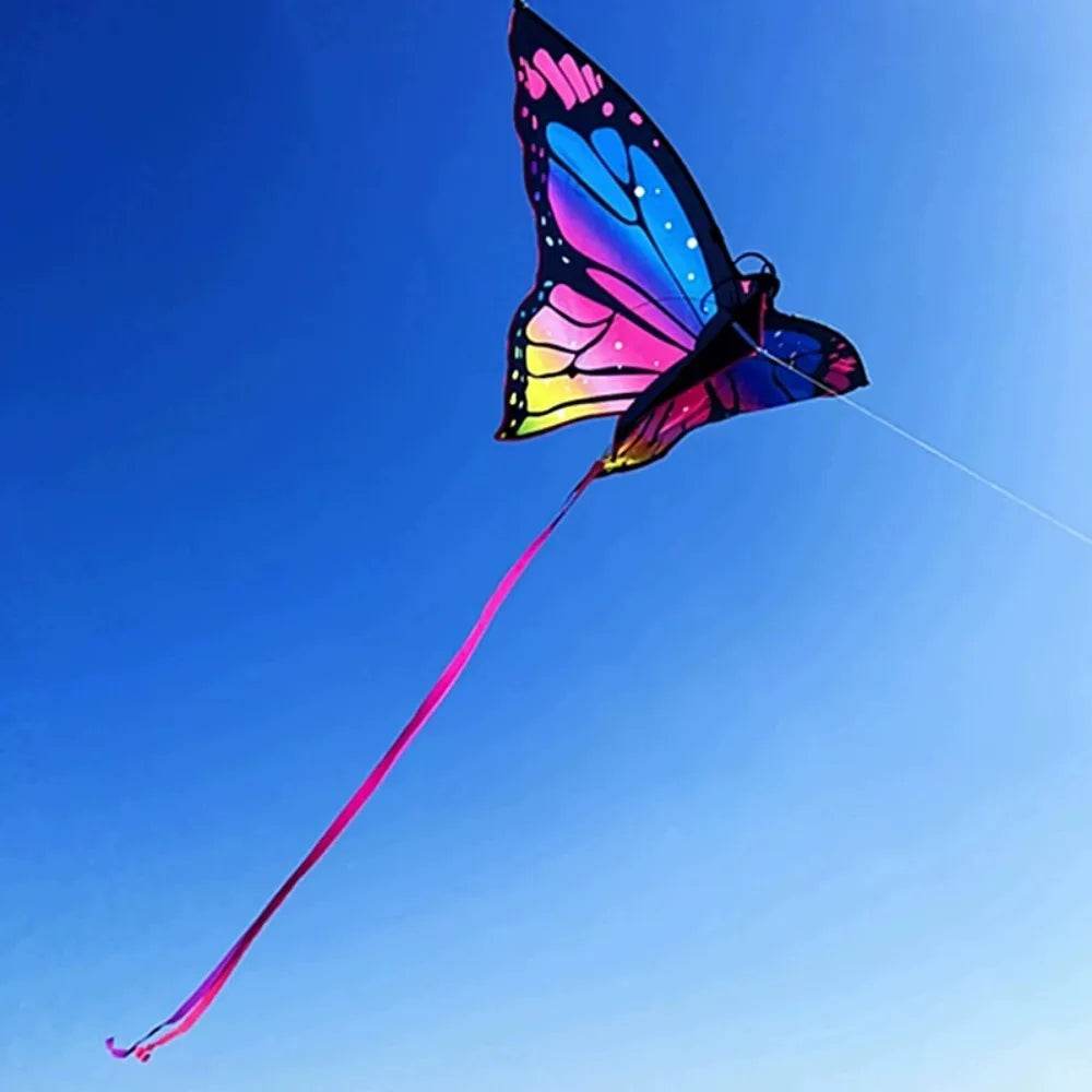 Colorful Butterfly Kite Steering 1.45m Air Bounce Outdoor Sports - ToylandEU