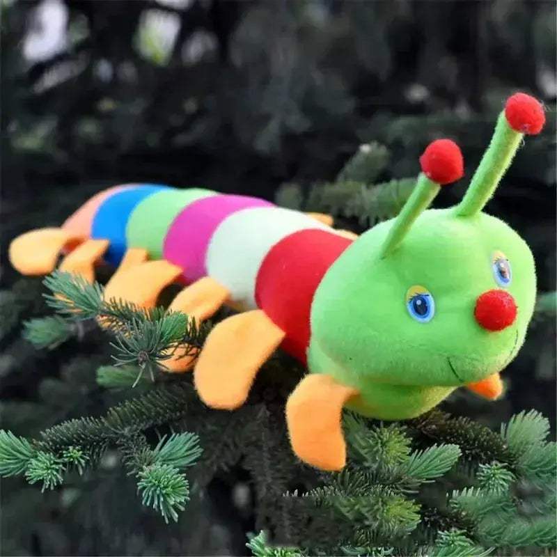Colorful Caterpillar Plush Toy Soft Pillow For Kids - ToylandEU