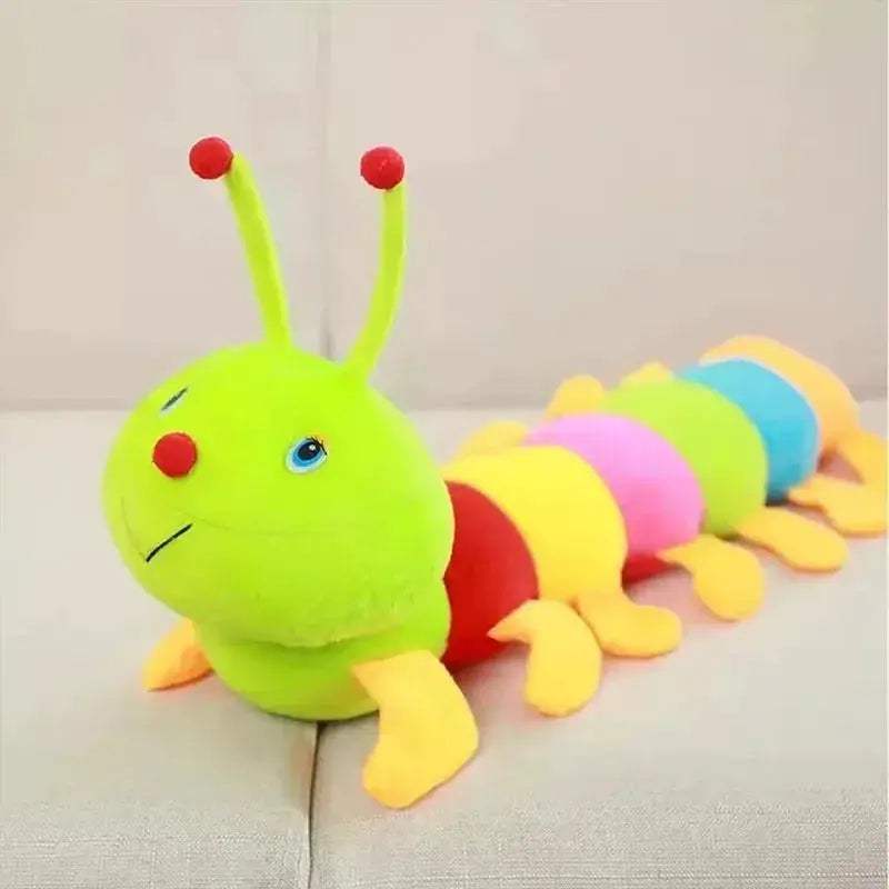 Colorful Caterpillar Plush Toy Soft Pillow For Kids - ToylandEU