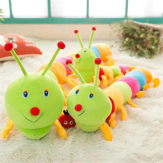  Colorful Caterpillar Plush Toy Soft Pillow Kids Safe -  ToylandEU™