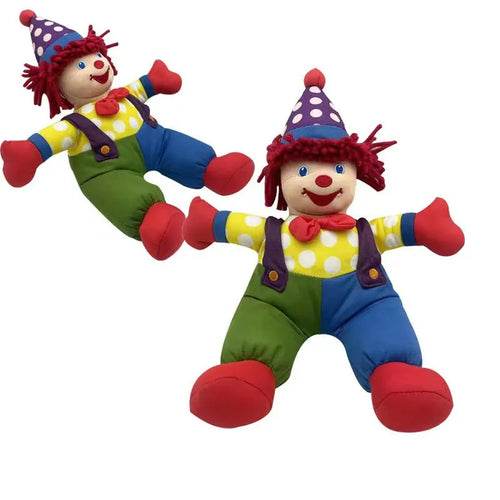Colorful Clown Plush Backpack - 45cm Soft Toy for Kids' Fun - ToylandEU