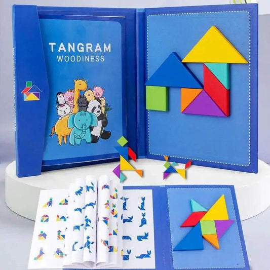  Colorful Creative Magnetic Tangram Puzzle - Toyland EU -  ToylandEU™