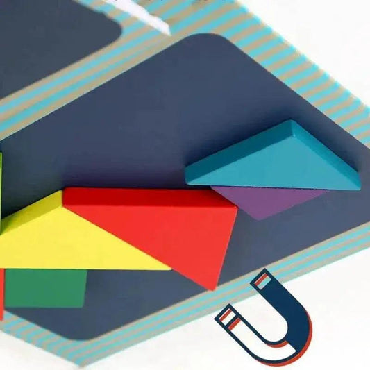  Colorful Creative Magnetic Tangram Puzzle - Toyland EU -  ToylandEU™