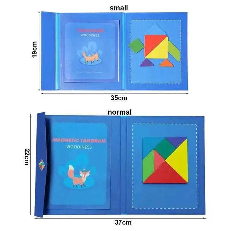  Colorful Creative Magnetic Tangram Puzzle - Toyland EU -  ToylandEU™