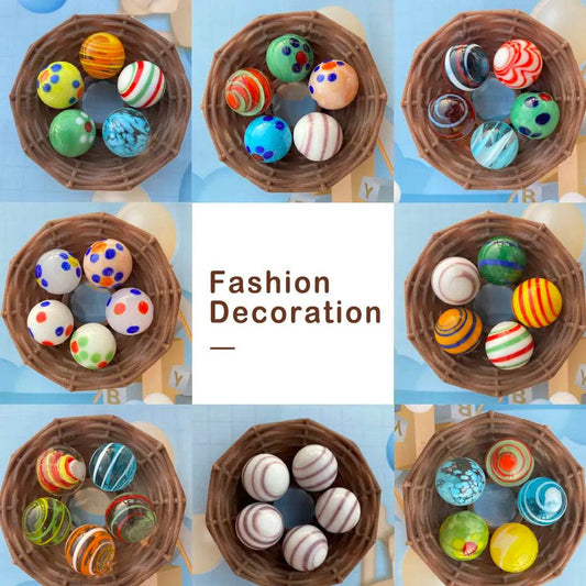 Colorful Crystal Glass Marbles for Chinese Checkers & Home Decor Set - ToylandEU