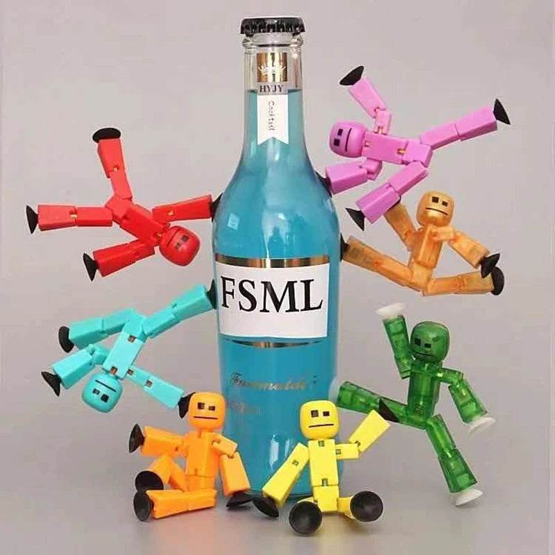 Colorful DIY Sticky Robot Animals - Fun Sucker Toy Set (10-20pcs) - ToylandEU