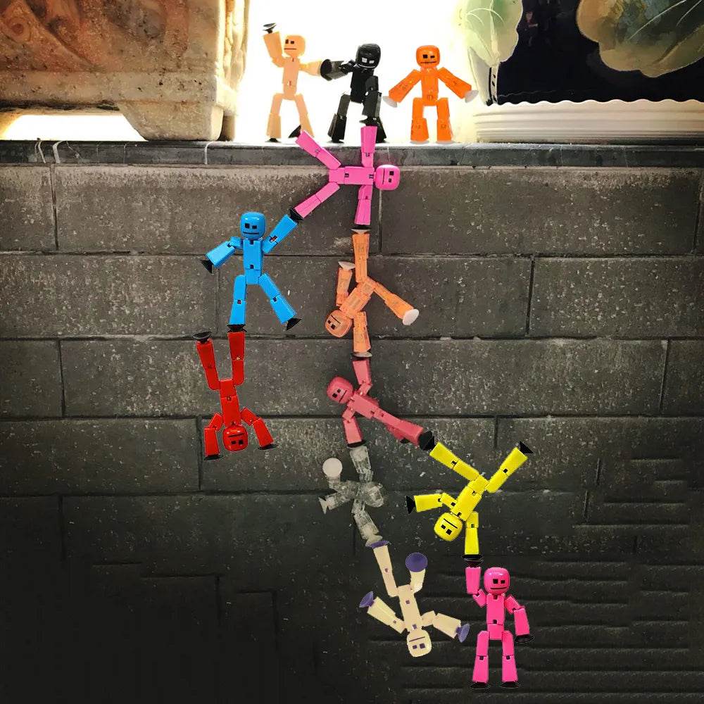 Colorful DIY Sticky Robot Animals - Fun Sucker Toy Set (10-20pcs) - ToylandEU