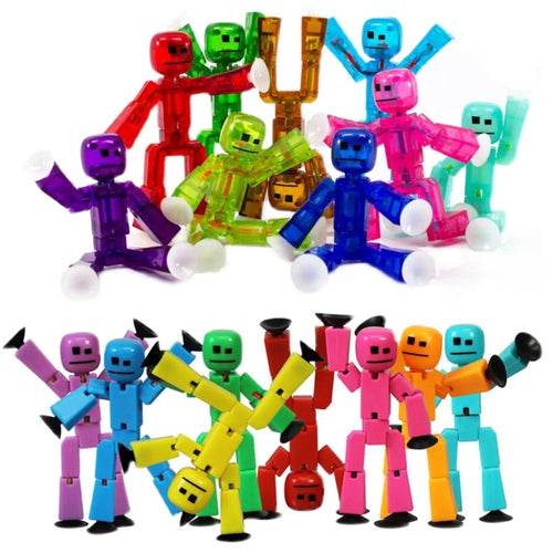 Colorful DIY Sticky Robot Animals - Fun Sucker Toy Set (10-20pcs) - ToylandEU