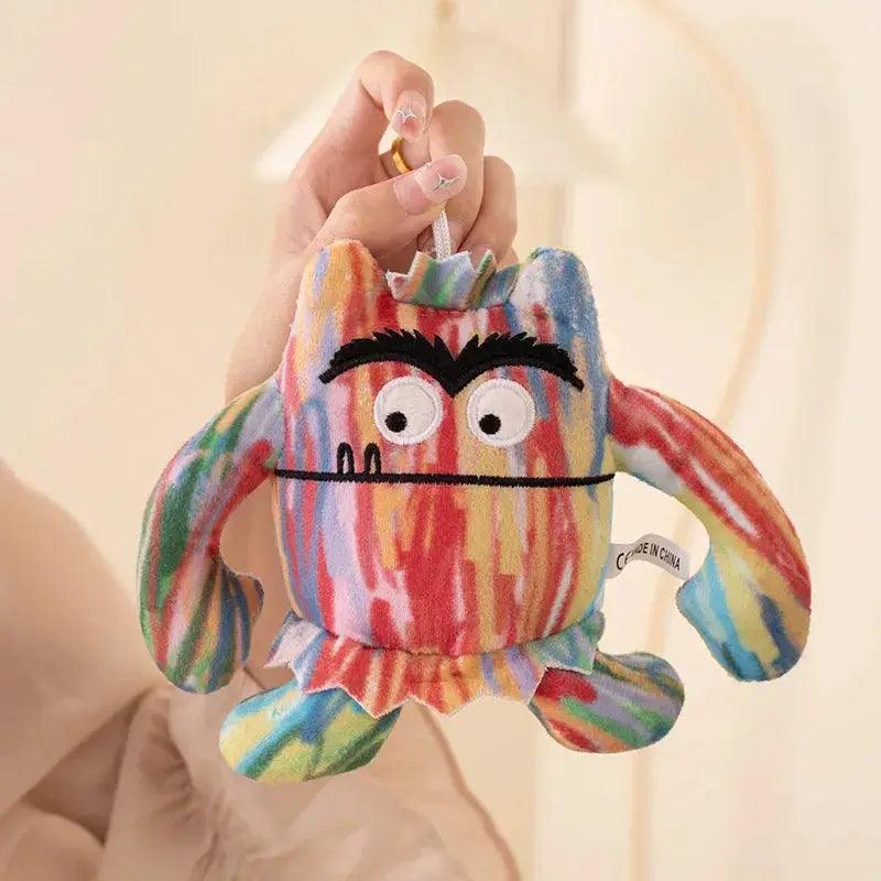  Colorful Demon Monster Plush Toy Soft Big Mouth Pillow -  ToylandEU™