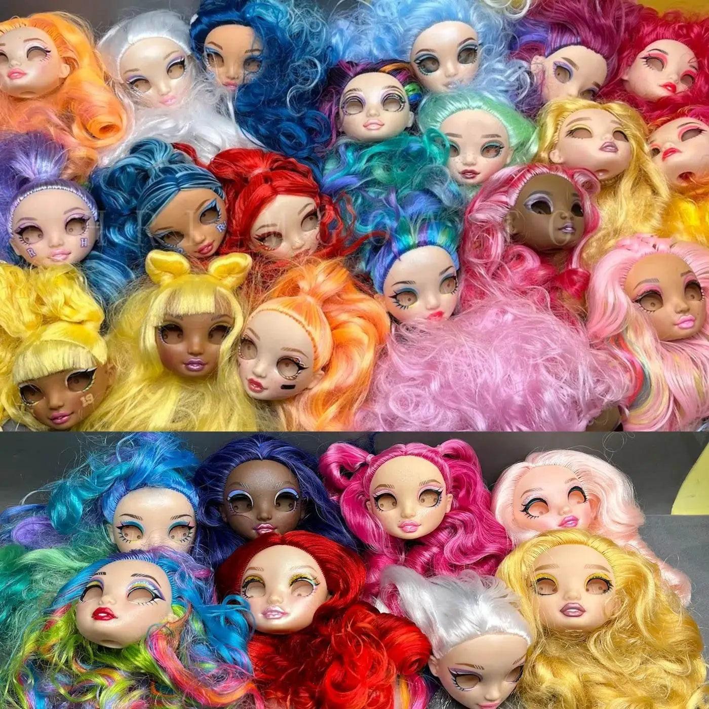  Colorful Doll Head Accessory 29cm Toyland EU -  ToylandEU™