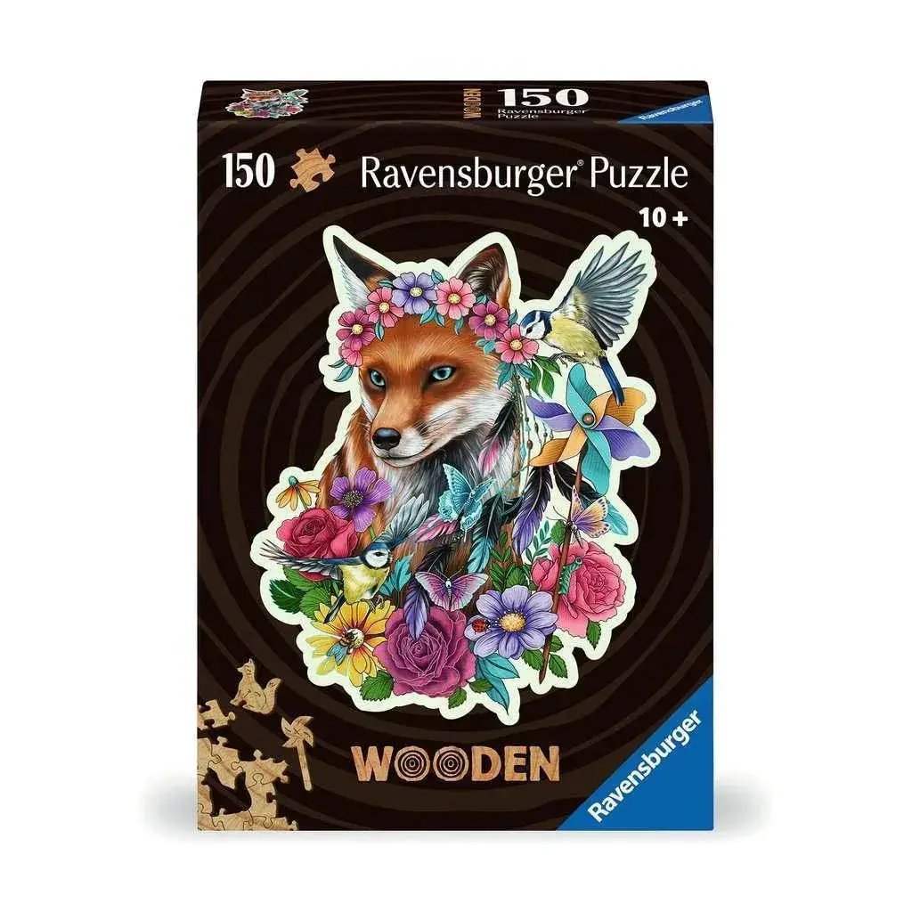 Colorful Fox 150 Piece Wood Jigsaw Puzzle Ravensburger - ToylandEU