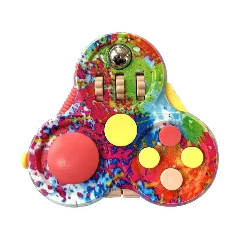 Colorful Hand Spinner Rainbow Finish For Stress Relief And ADHD Focus Everyday Use - ToylandEU