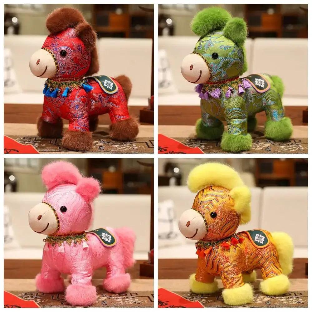  Colorful Horse Plush With Lights Gift Chinese New Year -  ToylandEU™