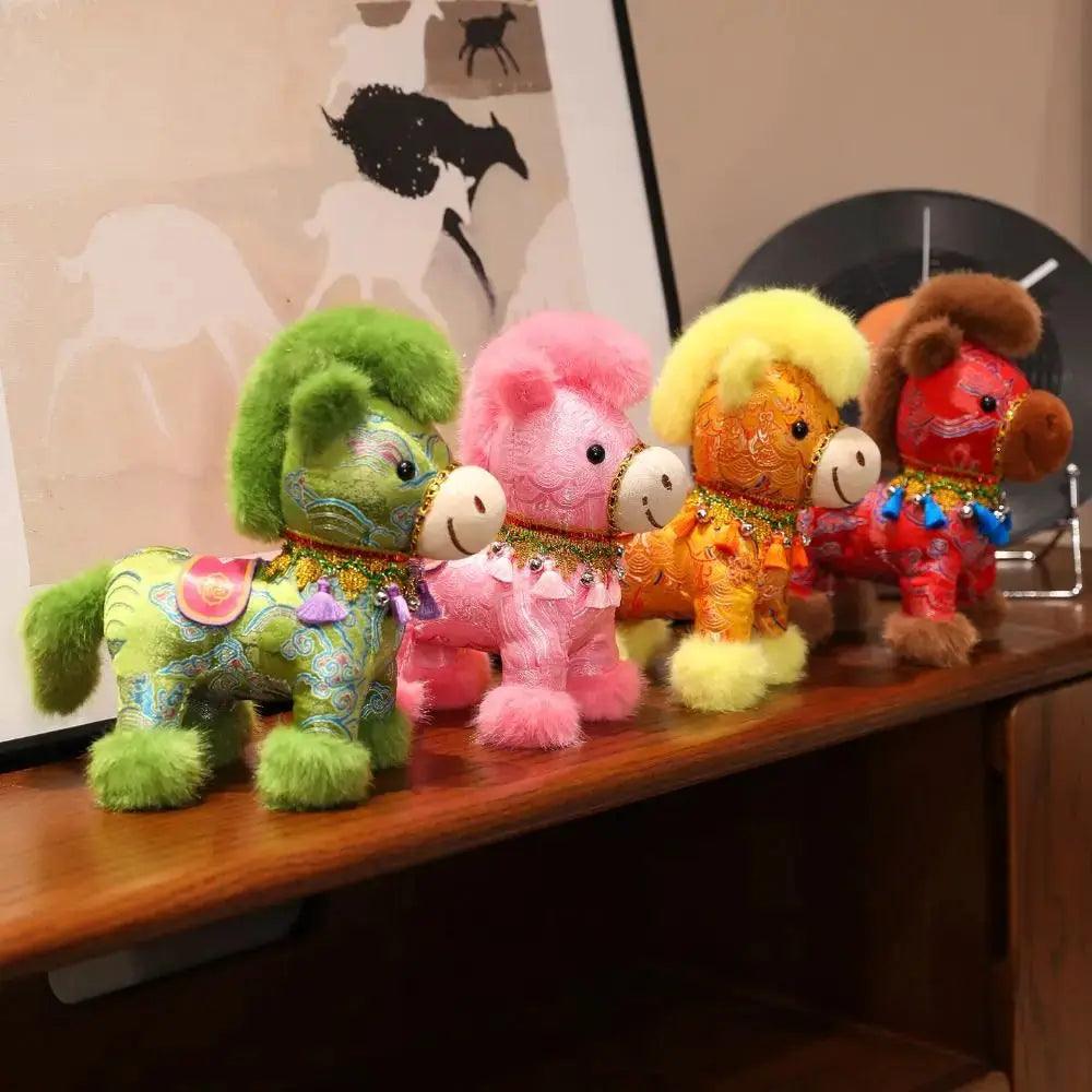  Colorful Horse Plush With Lights Gift Chinese New Year -  ToylandEU™