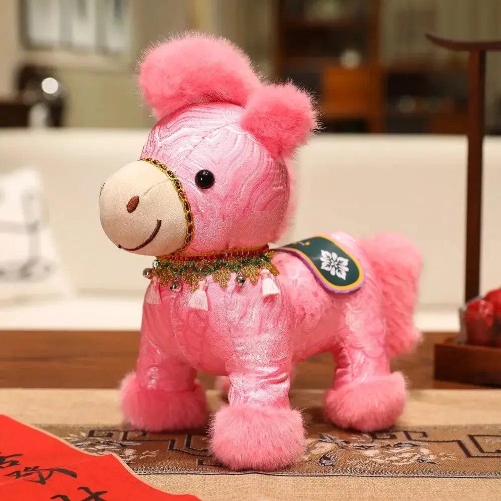  Colorful Horse Plush With Lights Gift Chinese New Year -  ToylandEU™