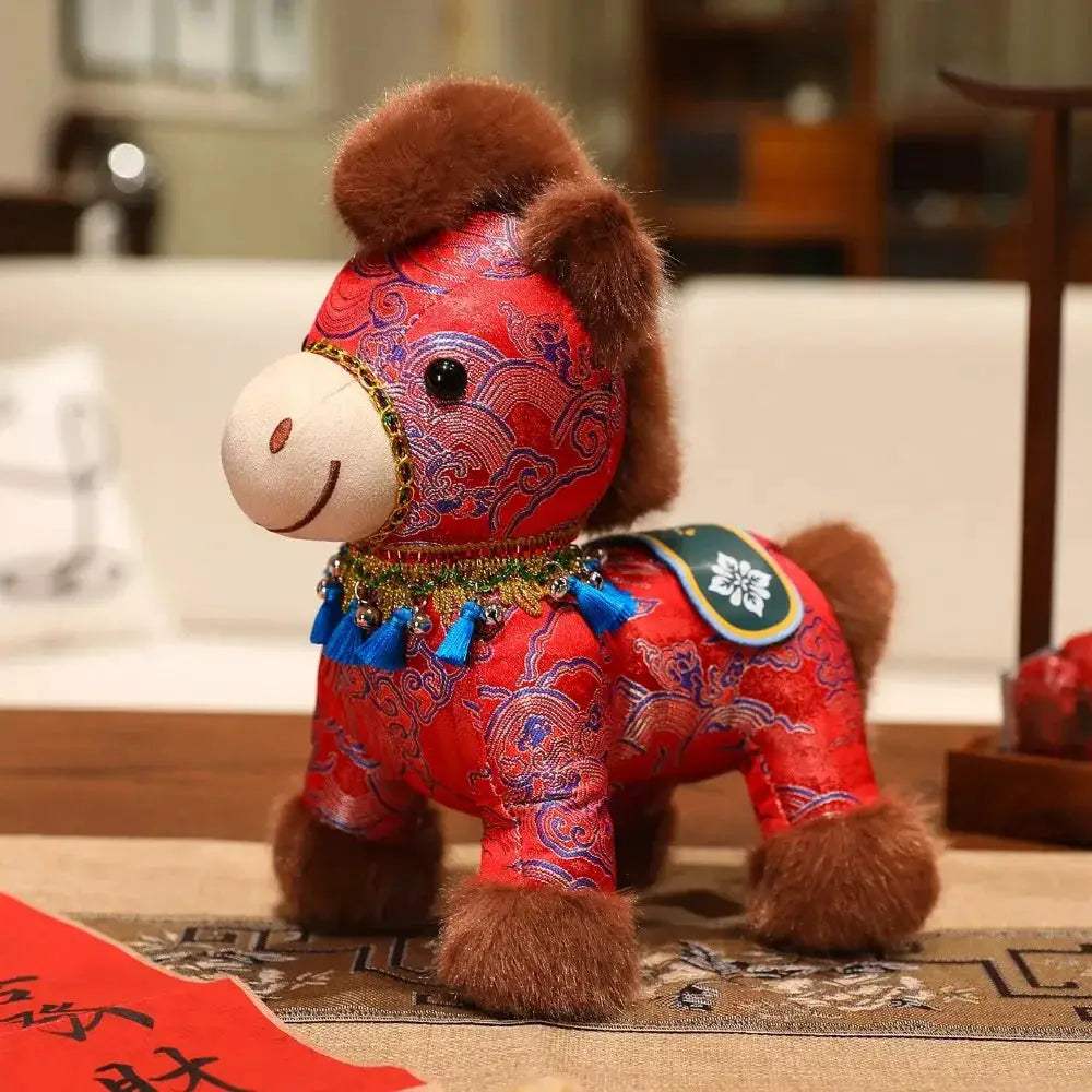 Colorful Horse Plush With Lights Gift For Chinese New Year - ToylandEU