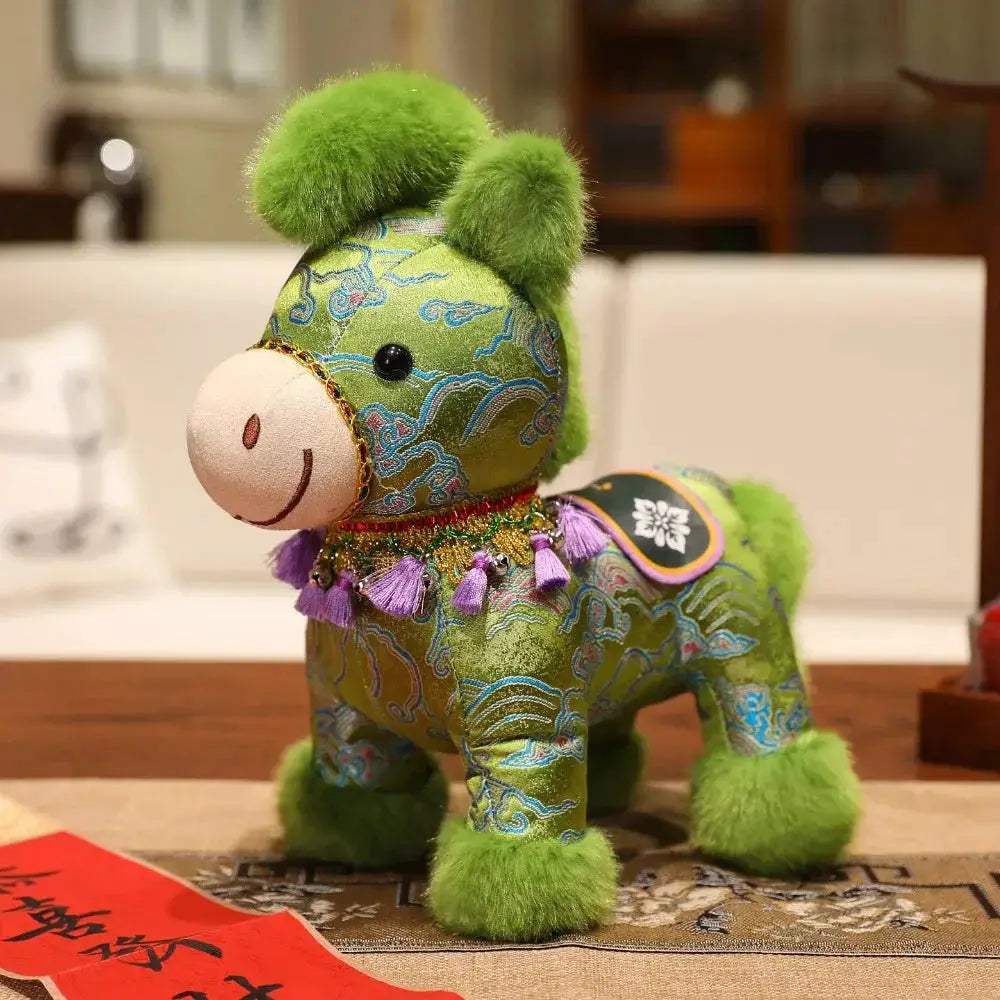 Colorful Horse Plush With Lights Gift For Chinese New Year - ToylandEU