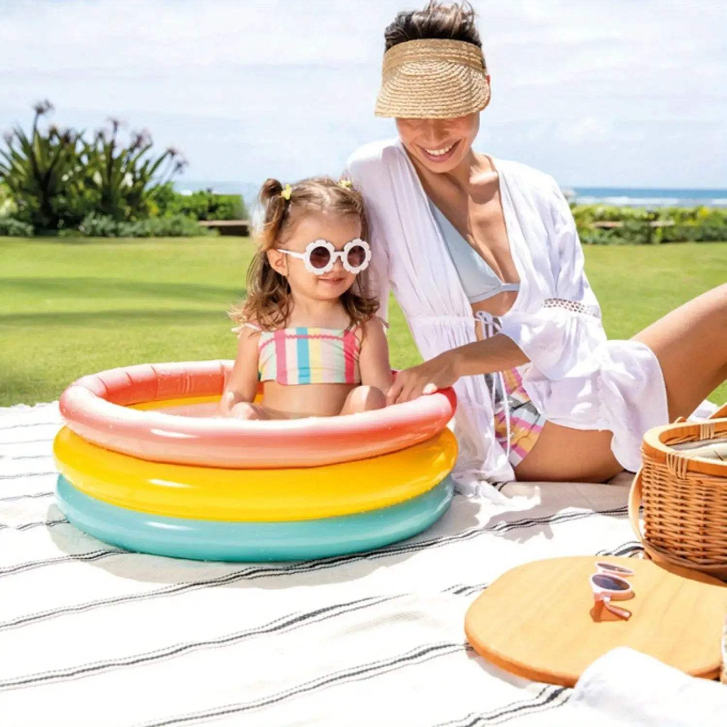  Colorful Inflatable Paddling Pool For Toddlers SafePVC -  ToylandEU™