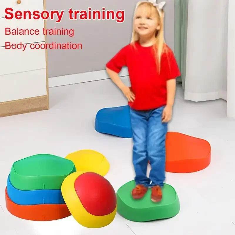 Colorful Kids Balance Stepping Stones - Fun Obstacle Course Set - ToylandEU
