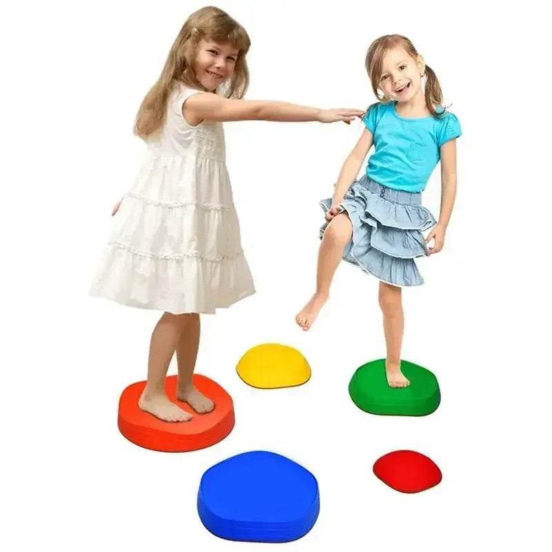 Colorful Kids Balance Stepping Stones for Fun Obstacle Course Training - ToylandEU
