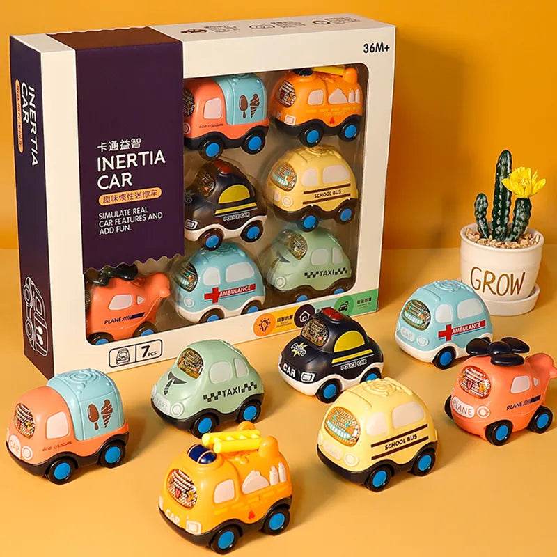 Colorful Kids Traffic Car Set with Play Mat - Educational Fun Toy - ToylandEU