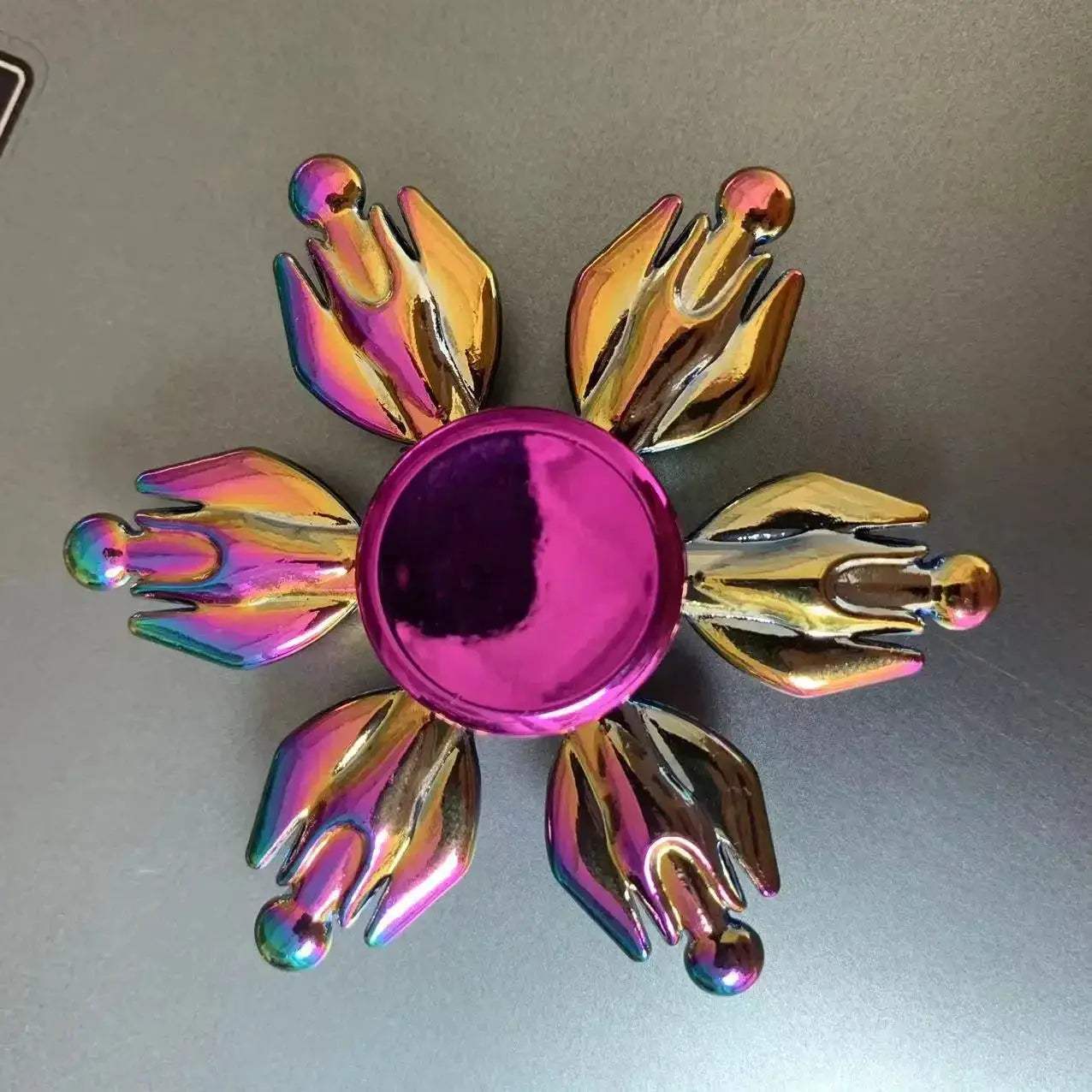 Colorful Metal Fidget Spinner Stress Relief Toy For Adults - ToylandEU