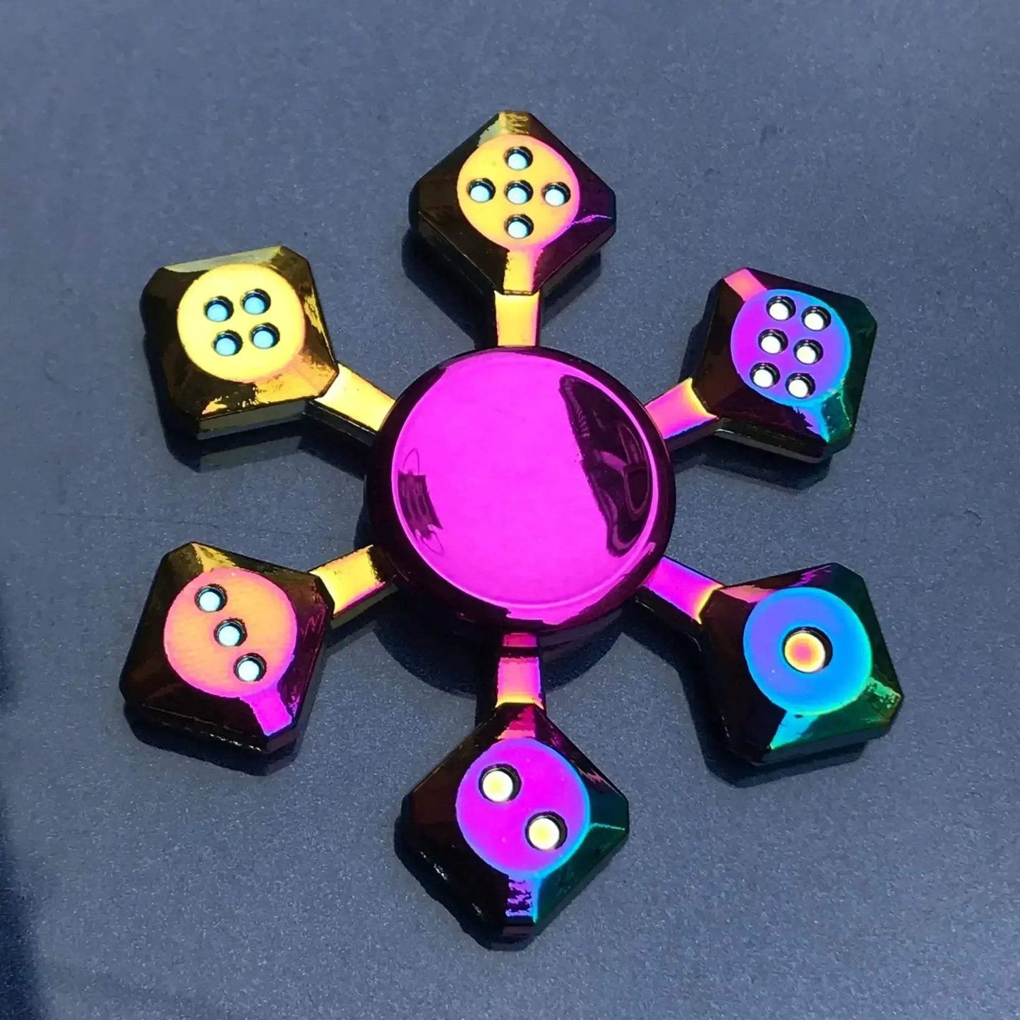 Colorful Metal Fidget Spinner Stress Relief Toy For Adults - ToylandEU