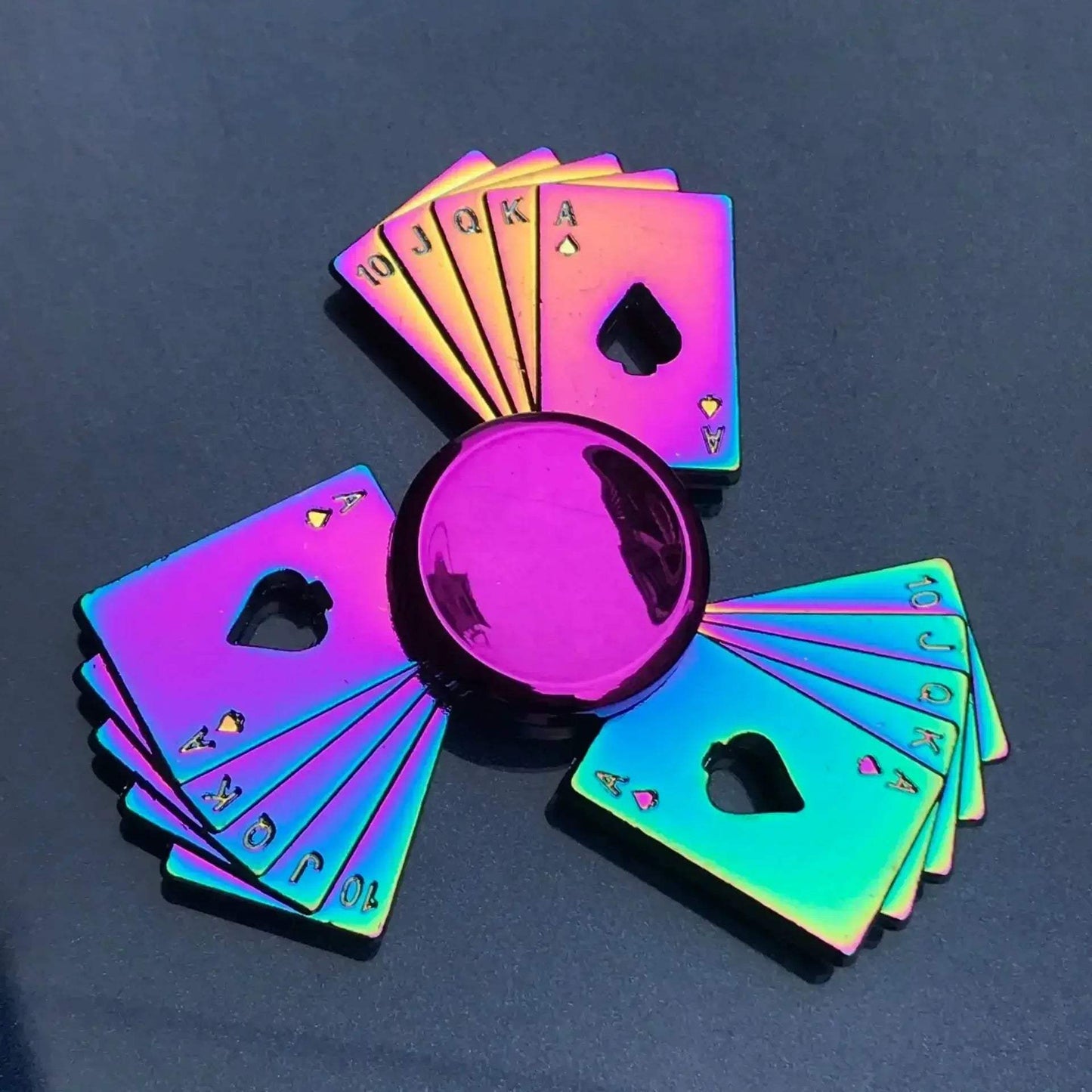 Colorful Metal Fidget Spinner Stress Relief Toy For Adults - ToylandEU