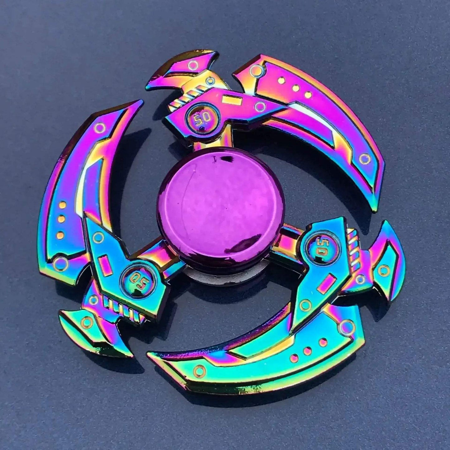 Colorful Metal Fidget Spinner Stress Relief Toy For Adults - ToylandEU