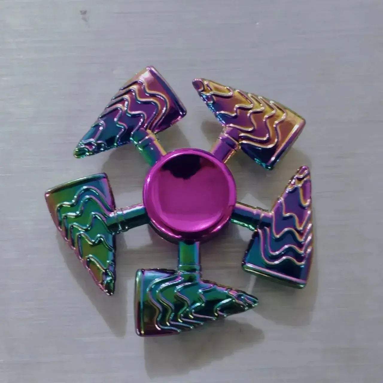 Colorful Metal Fidget Spinner Stress Relief Toy For Adults - ToylandEU