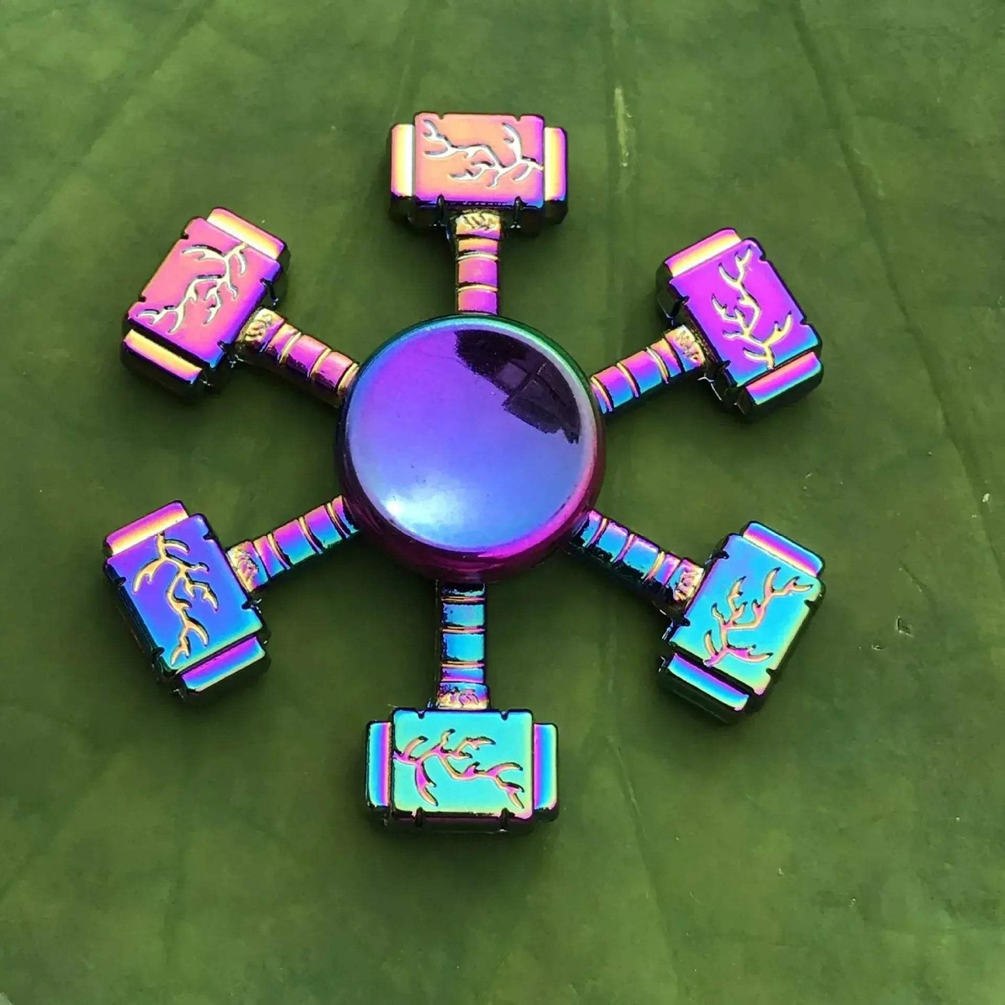 Colorful Metal Fidget Spinner Stress Relief Toy For Adults - ToylandEU