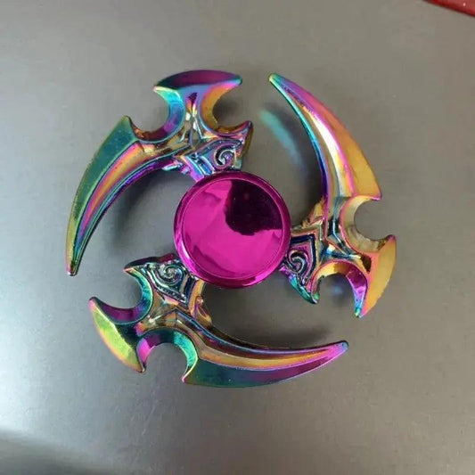  Colorful Metal Fidget Spinner Stress Relief Toy Rainbow -  ToylandEU™