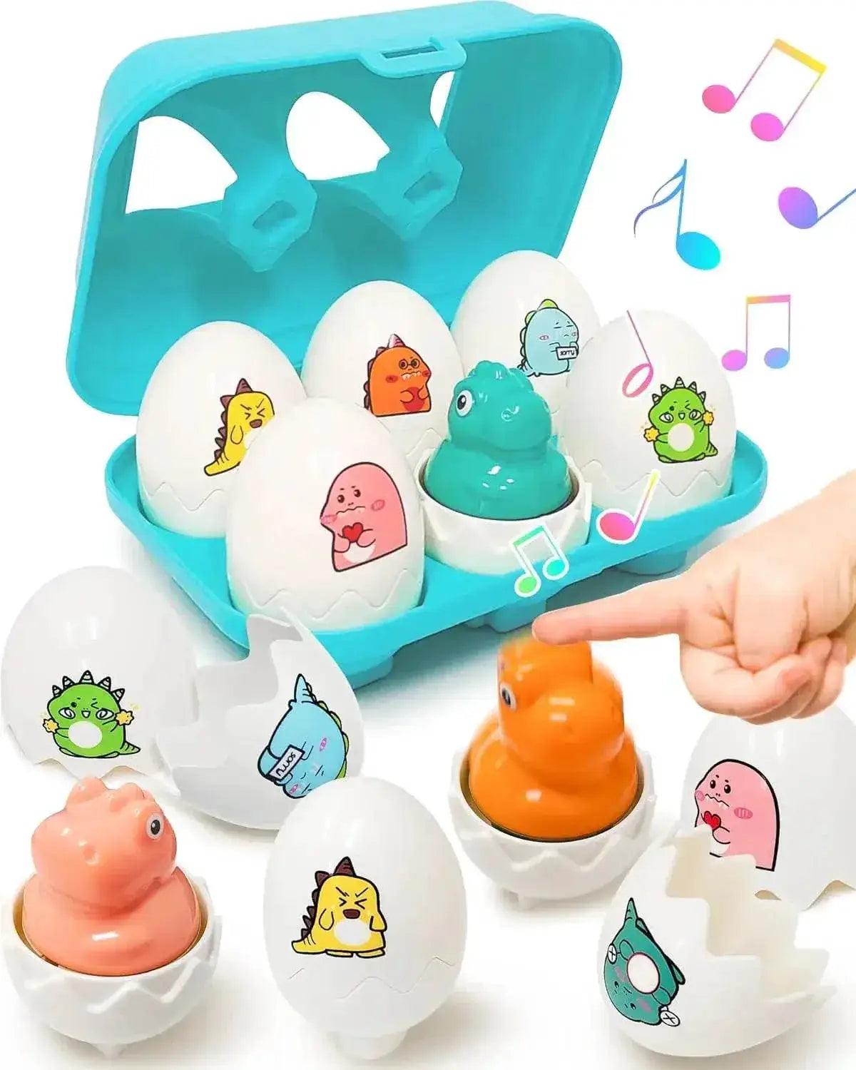  Colorful Montessori Shape Matching Eggs Puzzle - BizyKoady -  ToylandEU™