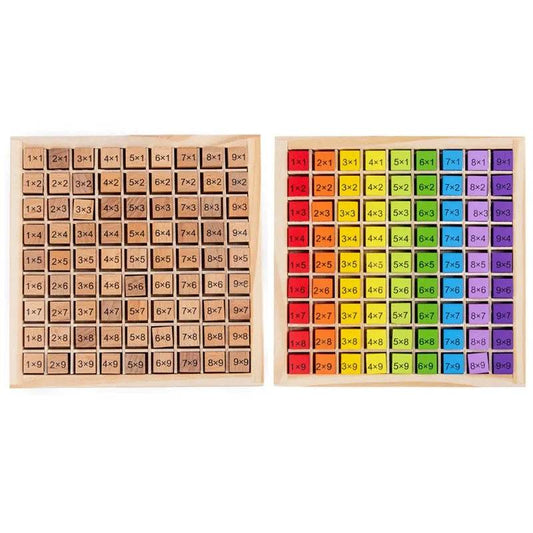 Colorful Montessori Wooden Multiplication Toy for Kids Age 3+ - ToylandEU