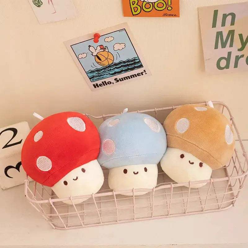Colorful Mushroom Plush Toy Cushion Soft Gift For All Ages - ToylandEU