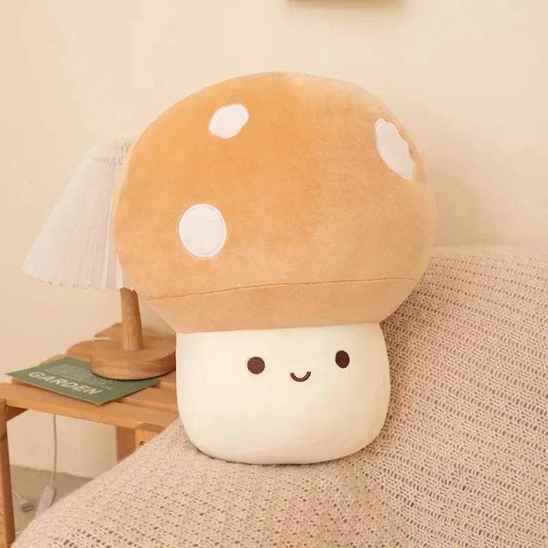Colorful Mushroom Plush Toy Cushion Soft Gift For All Ages - ToylandEU