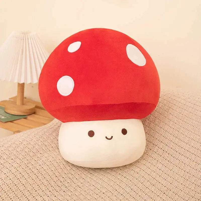 Colorful Mushroom Plush Toy Cushion Soft Gift For All Ages - ToylandEU