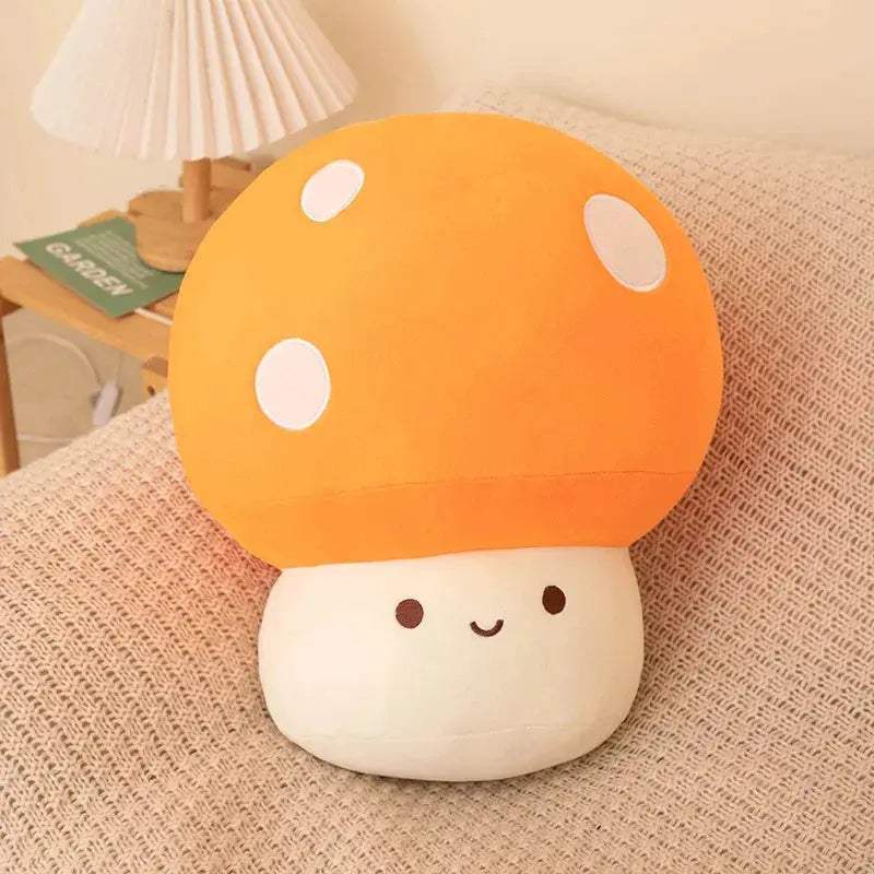Colorful Mushroom Plush Toy Cushion Soft Gift For All Ages - ToylandEU