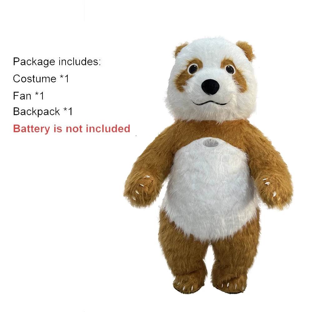 Colorful Panda Costume Inflatable Parade Mascot For Adults - ToylandEU