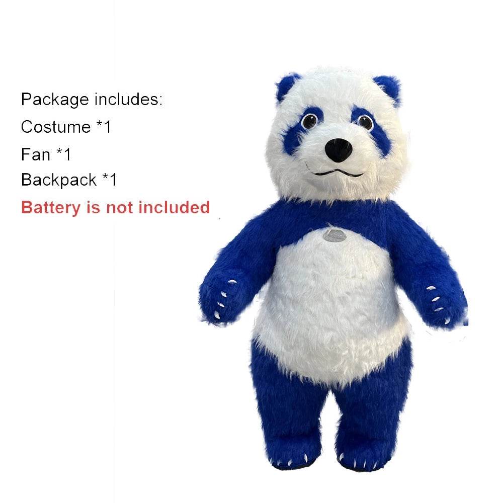 Colorful Panda Costume Inflatable Parade Mascot For Adults - ToylandEU