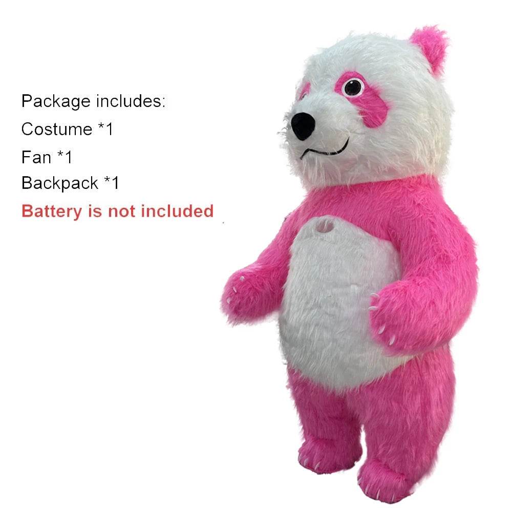 Colorful Panda Costume Inflatable Parade Mascot For Adults - ToylandEU