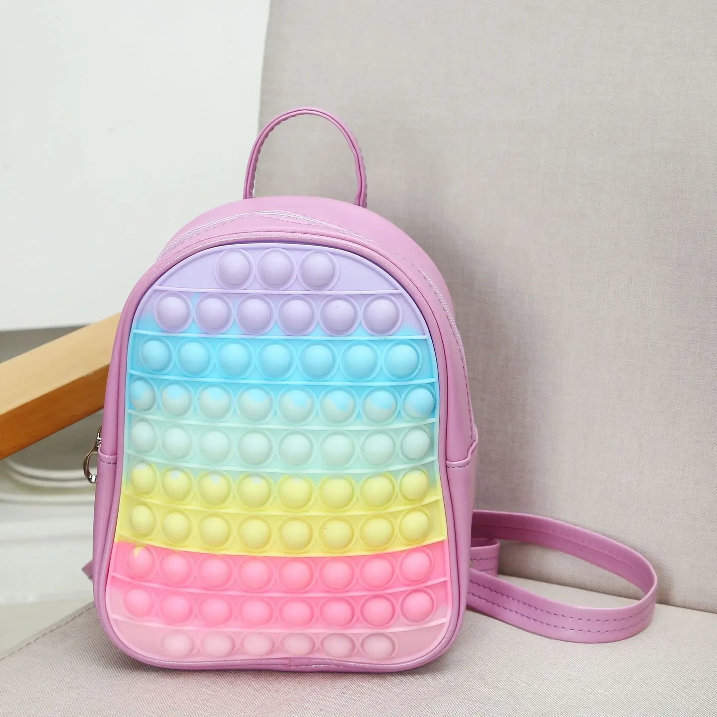 Colorful Push Bubble Backpack Fidget Toy For Stress Relief - ToylandEU