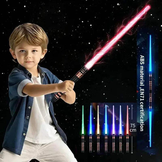  RGB Lightsaber Toy Colorful 75cm 2 In 1 Glow Sword -  ToylandEU™