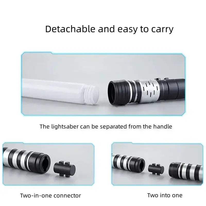 Colorful RGB Lightsaber Toy 75cm 2 In 1 Glow Sword - ToylandEU