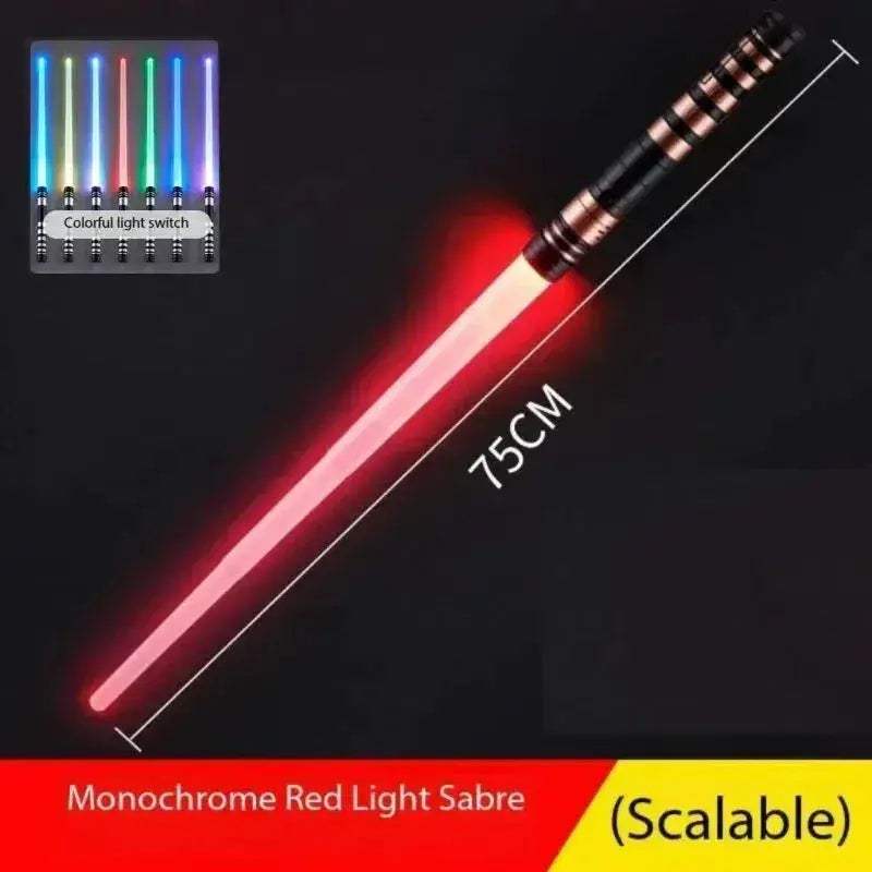 Colorful RGB Lightsaber Toy 75cm 2 In 1 Glow Sword - ToylandEU