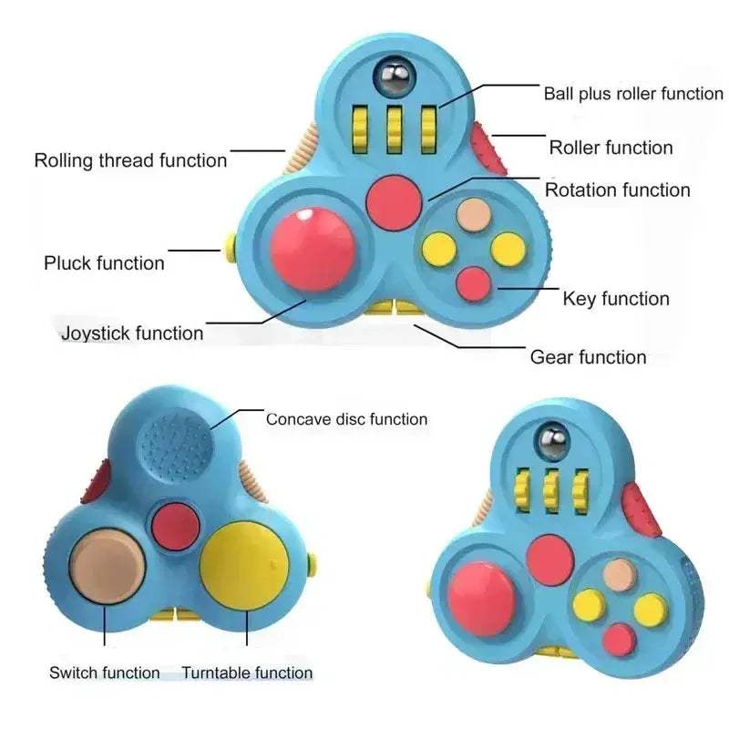  Colorful Rainbow Finish Hand Spinner Toy Toyland EU -  ToylandEU™