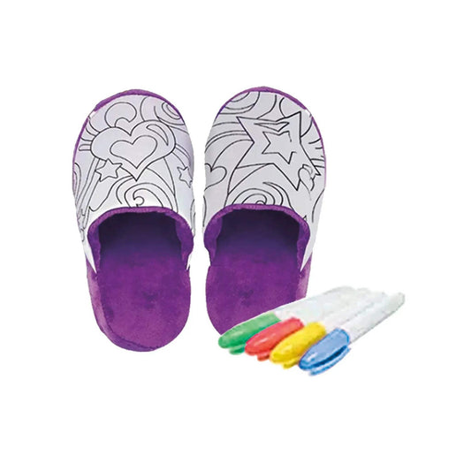  Colorful Slippers Kit With Markers Do It Yourself Fun -  ToylandEU™