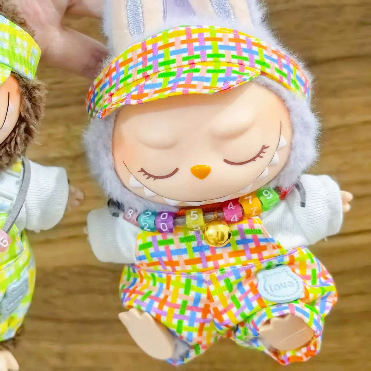 Colorful Summer Short-Sleeved Doll Clothing Suit for Labubu 15cm to 17cm Dolls Labubu - ToylandEU