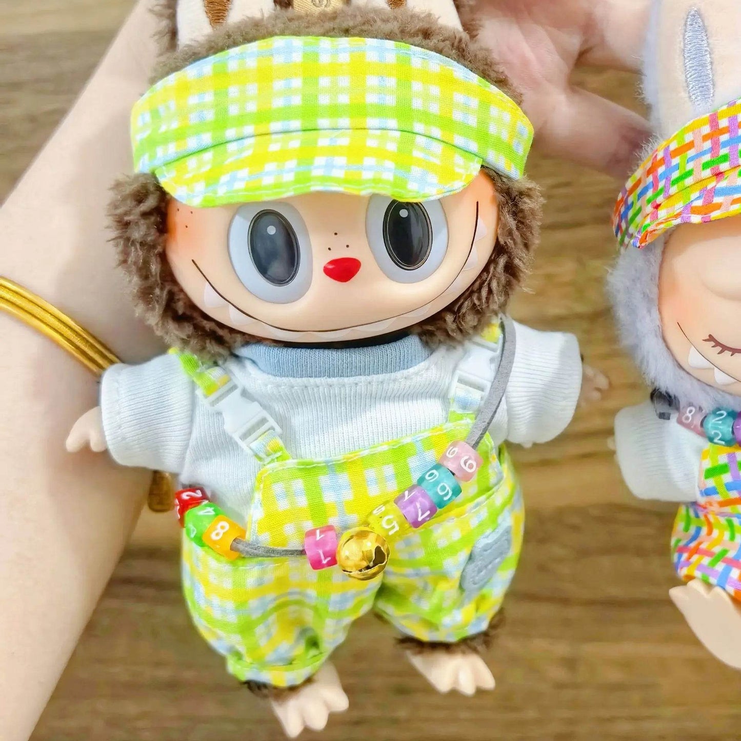Colorful Summer Short-Sleeved Doll Clothing Suit for Labubu 15cm to 17cm Dolls Labubu - ToylandEU
